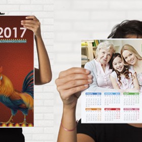 Однолистовой календарь-плакат (формат А3, бумага 160 гр)