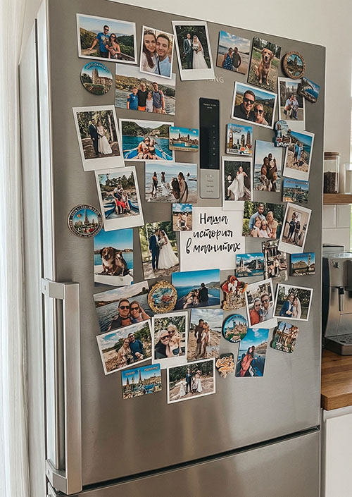 печать фото на магнитах